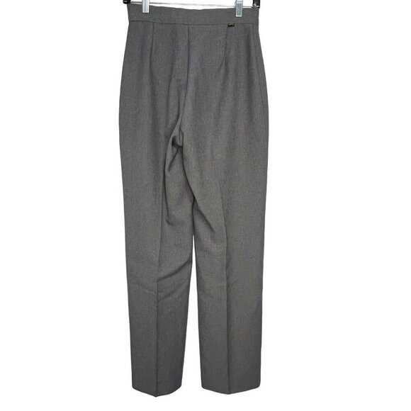 Vintage Levi Strauss High Waisted Pleated Slacks Pants Grey Size 26/27 70s 80s - Picture 2 of 7